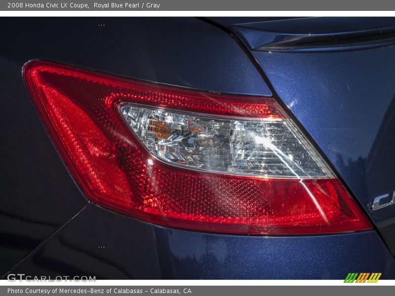 Royal Blue Pearl / Gray 2008 Honda Civic LX Coupe