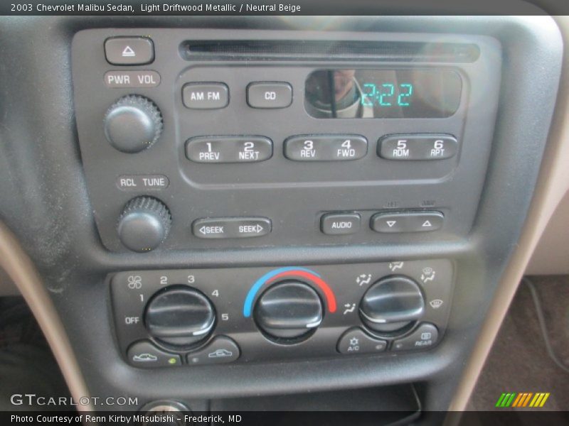 Light Driftwood Metallic / Neutral Beige 2003 Chevrolet Malibu Sedan