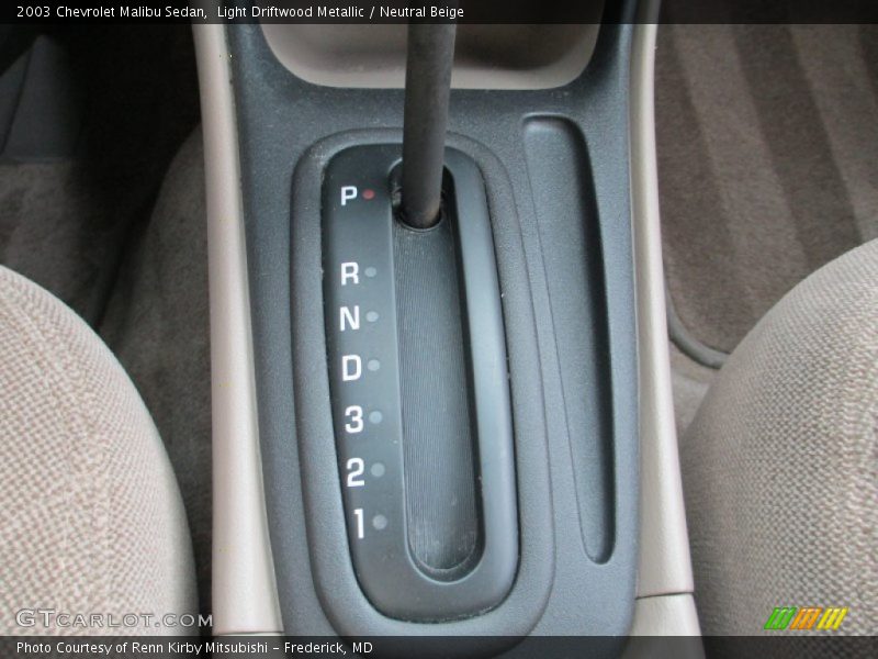Light Driftwood Metallic / Neutral Beige 2003 Chevrolet Malibu Sedan