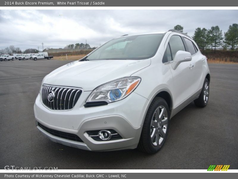 White Pearl Tricoat / Saddle 2014 Buick Encore Premium