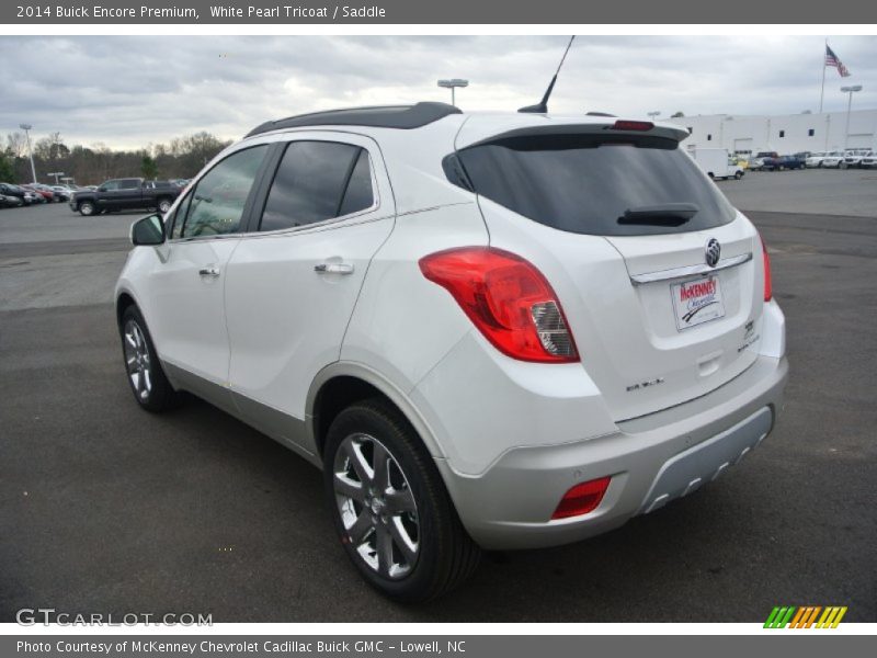 White Pearl Tricoat / Saddle 2014 Buick Encore Premium