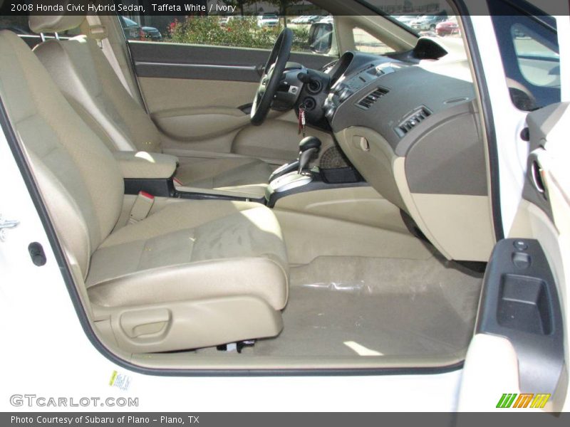 Taffeta White / Ivory 2008 Honda Civic Hybrid Sedan