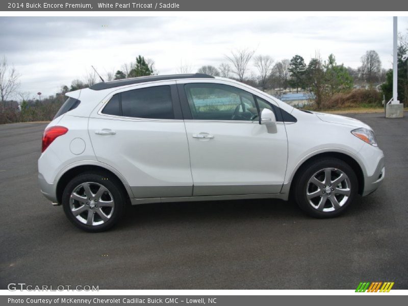 White Pearl Tricoat / Saddle 2014 Buick Encore Premium