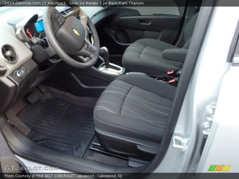 Silver Ice Metallic / Jet Black/Dark Titanium 2014 Chevrolet Sonic LT Hatchback