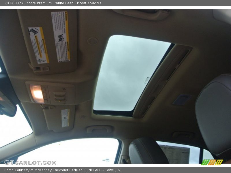 White Pearl Tricoat / Saddle 2014 Buick Encore Premium