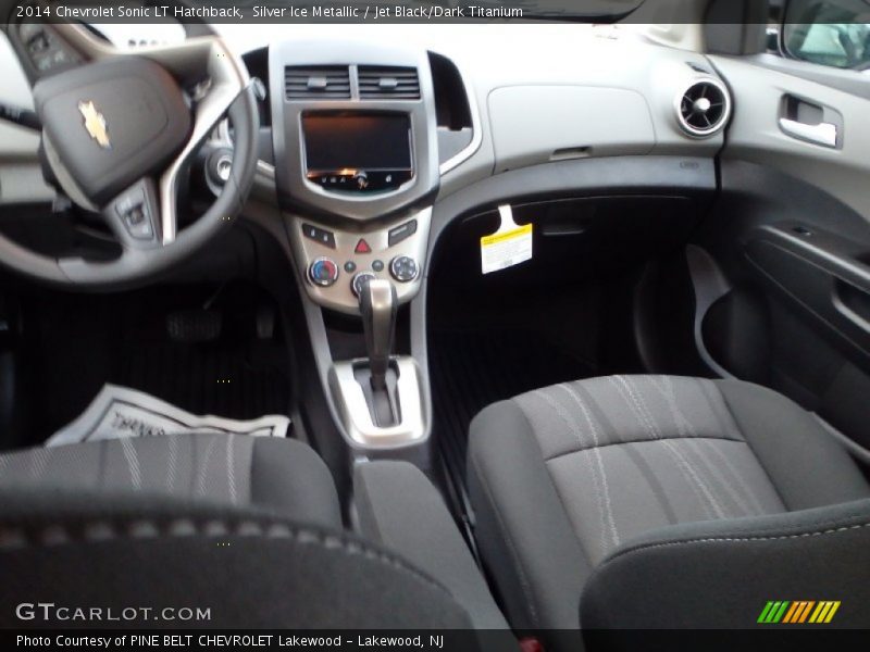 Silver Ice Metallic / Jet Black/Dark Titanium 2014 Chevrolet Sonic LT Hatchback