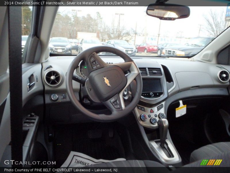 Silver Ice Metallic / Jet Black/Dark Titanium 2014 Chevrolet Sonic LT Hatchback