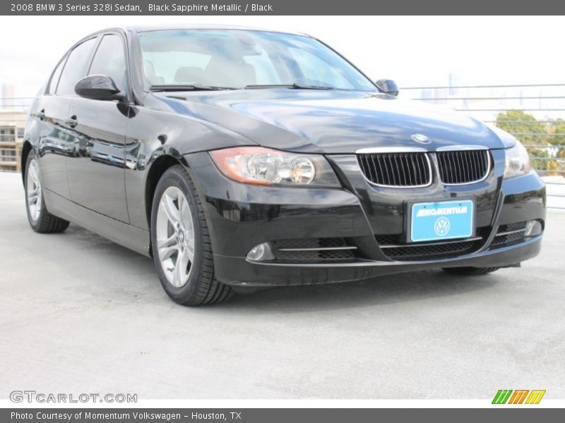 Black Sapphire Metallic / Black 2008 BMW 3 Series 328i Sedan