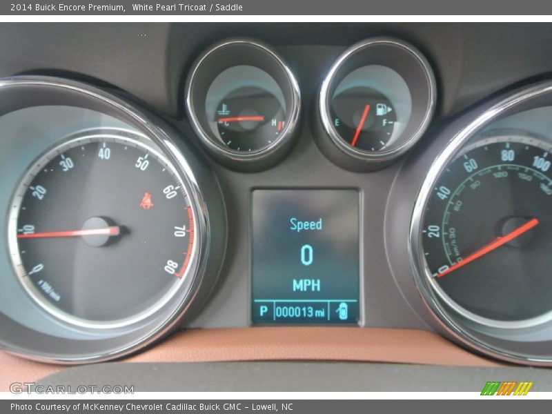 White Pearl Tricoat / Saddle 2014 Buick Encore Premium