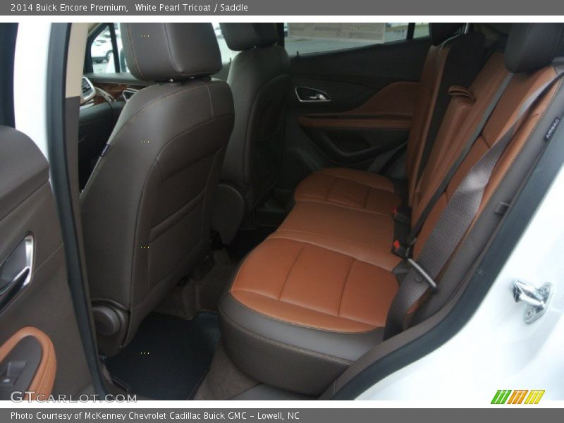 White Pearl Tricoat / Saddle 2014 Buick Encore Premium