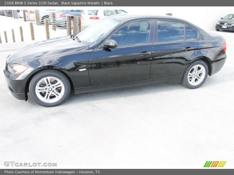 Black Sapphire Metallic / Black 2008 BMW 3 Series 328i Sedan