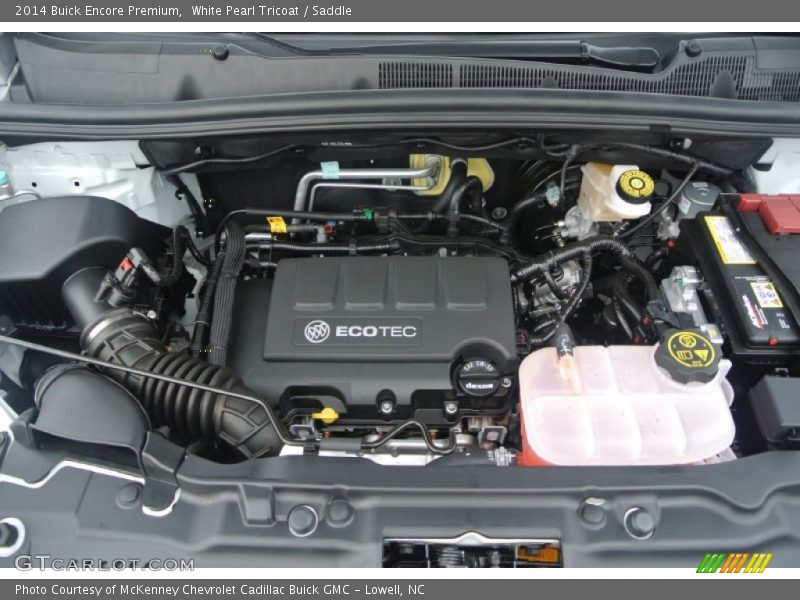  2014 Encore Premium Engine - 1.4 Liter Turbocharged DOHC 16-Valve VVT ECOTEC 4 Cylinder