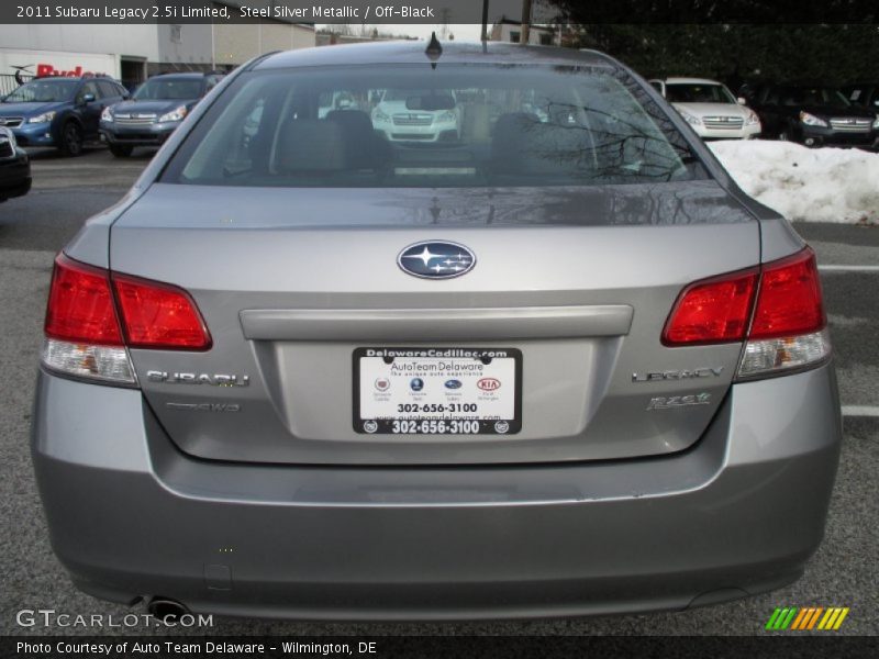 Steel Silver Metallic / Off-Black 2011 Subaru Legacy 2.5i Limited