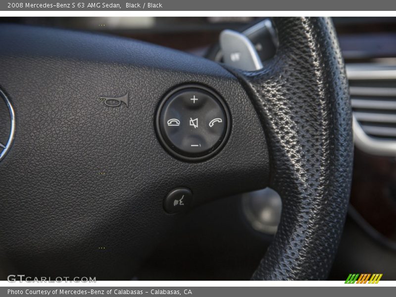 Black / Black 2008 Mercedes-Benz S 63 AMG Sedan