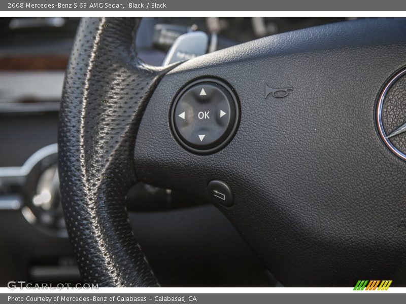 Black / Black 2008 Mercedes-Benz S 63 AMG Sedan