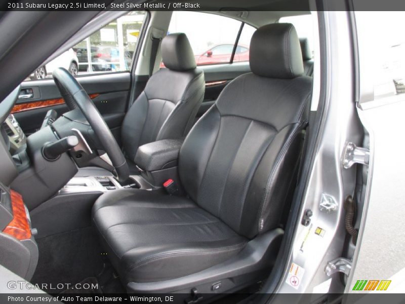 Steel Silver Metallic / Off-Black 2011 Subaru Legacy 2.5i Limited