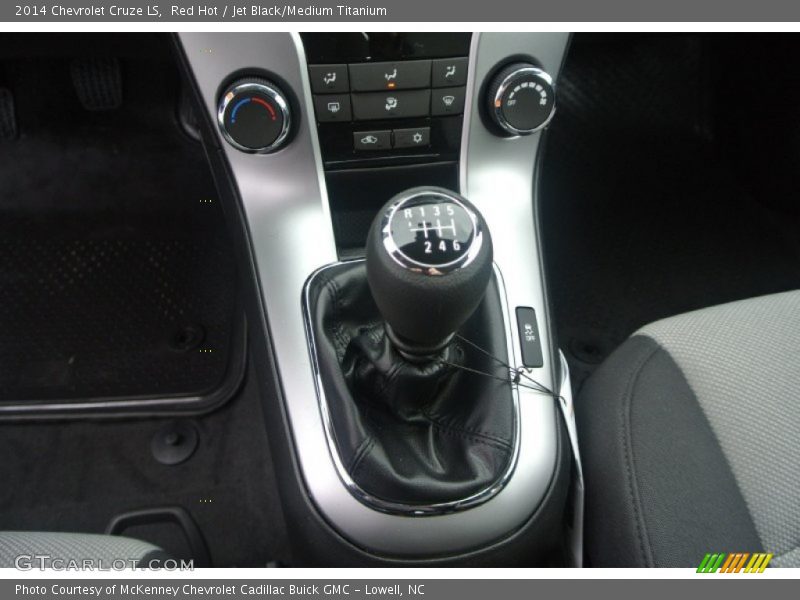 Red Hot / Jet Black/Medium Titanium 2014 Chevrolet Cruze LS