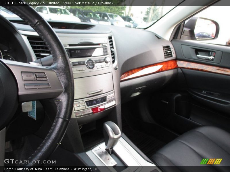 Steel Silver Metallic / Off-Black 2011 Subaru Legacy 2.5i Limited