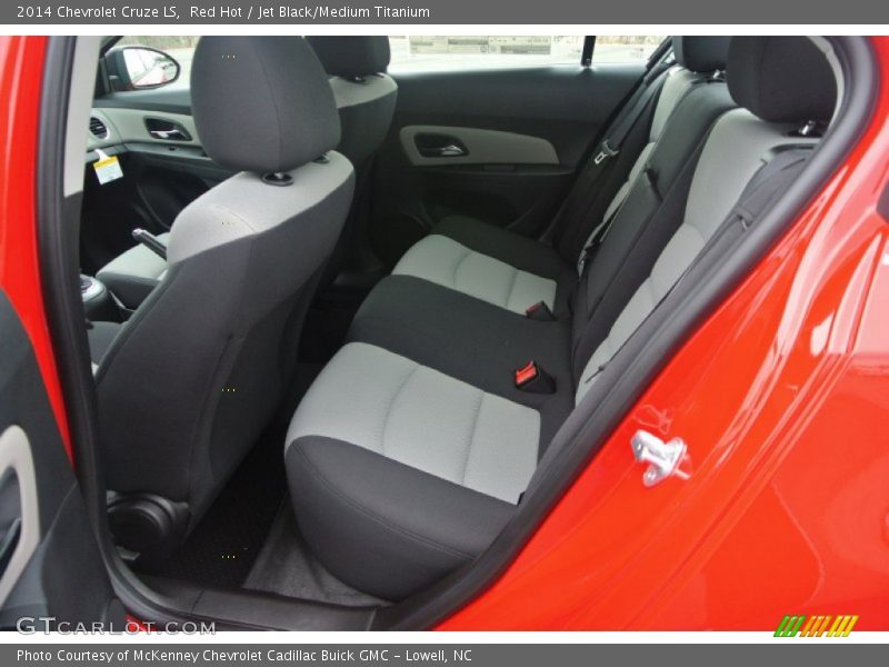 Red Hot / Jet Black/Medium Titanium 2014 Chevrolet Cruze LS
