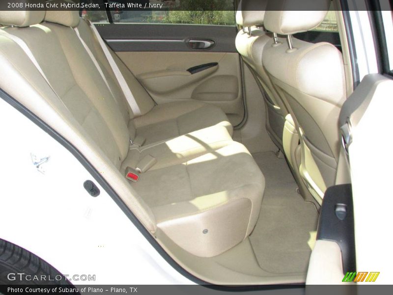 Taffeta White / Ivory 2008 Honda Civic Hybrid Sedan
