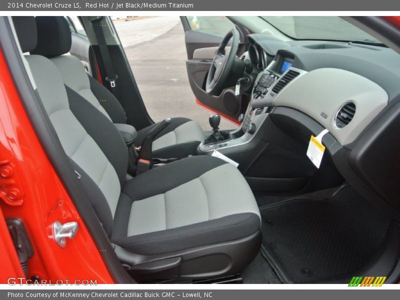 Red Hot / Jet Black/Medium Titanium 2014 Chevrolet Cruze LS