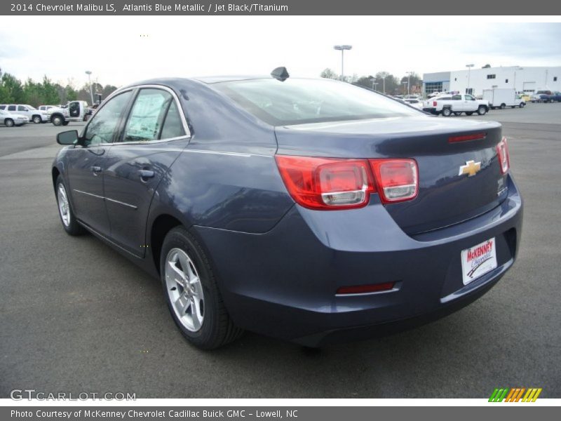 Atlantis Blue Metallic / Jet Black/Titanium 2014 Chevrolet Malibu LS