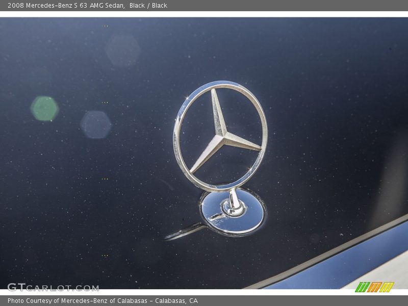 Black / Black 2008 Mercedes-Benz S 63 AMG Sedan