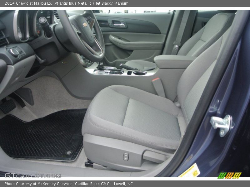 Atlantis Blue Metallic / Jet Black/Titanium 2014 Chevrolet Malibu LS