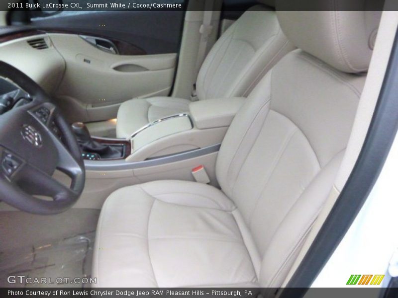 Summit White / Cocoa/Cashmere 2011 Buick LaCrosse CXL