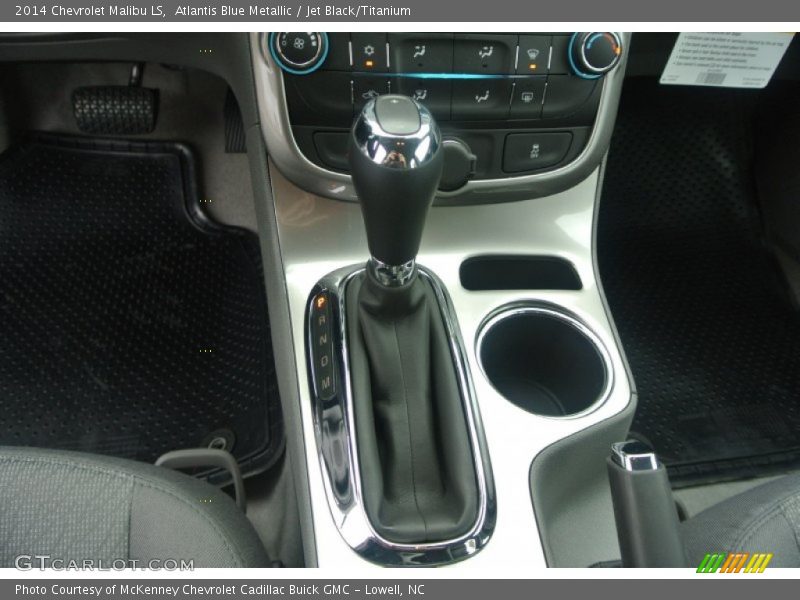 Atlantis Blue Metallic / Jet Black/Titanium 2014 Chevrolet Malibu LS