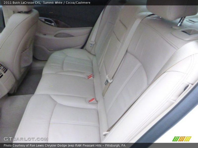 Summit White / Cocoa/Cashmere 2011 Buick LaCrosse CXL