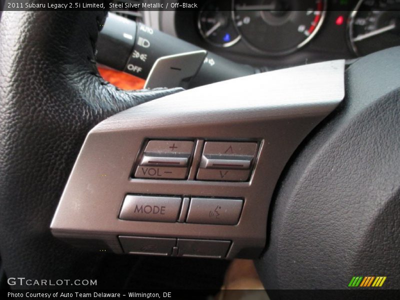 Steel Silver Metallic / Off-Black 2011 Subaru Legacy 2.5i Limited