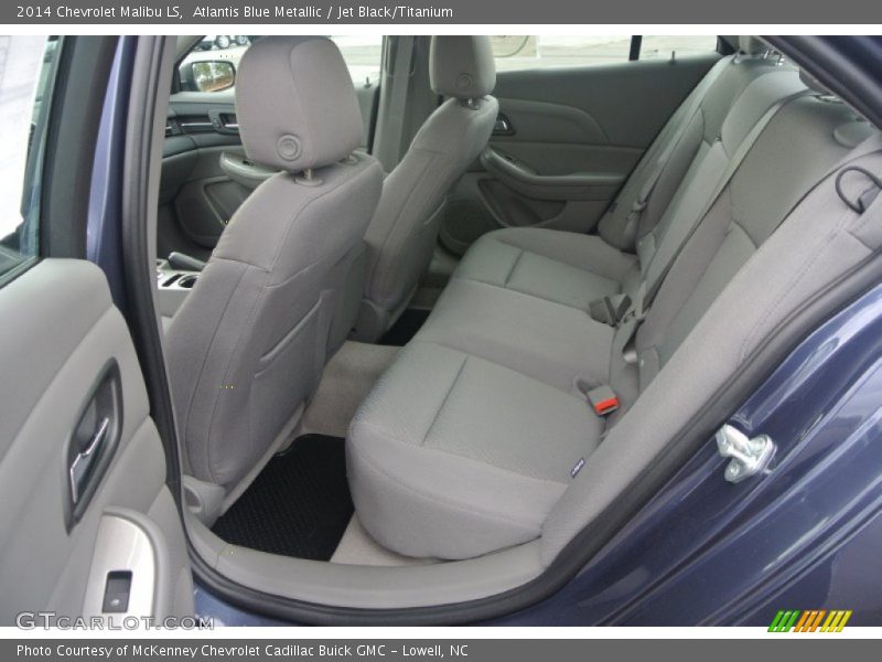 Atlantis Blue Metallic / Jet Black/Titanium 2014 Chevrolet Malibu LS