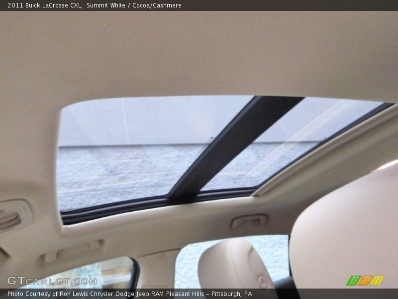 Summit White / Cocoa/Cashmere 2011 Buick LaCrosse CXL