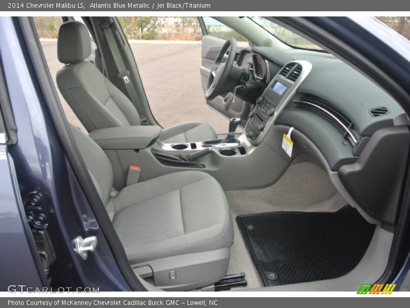 Atlantis Blue Metallic / Jet Black/Titanium 2014 Chevrolet Malibu LS
