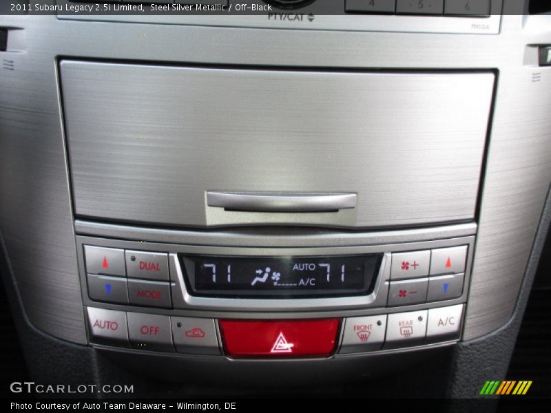 Steel Silver Metallic / Off-Black 2011 Subaru Legacy 2.5i Limited