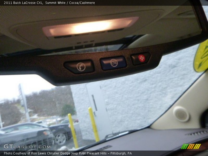 Summit White / Cocoa/Cashmere 2011 Buick LaCrosse CXL