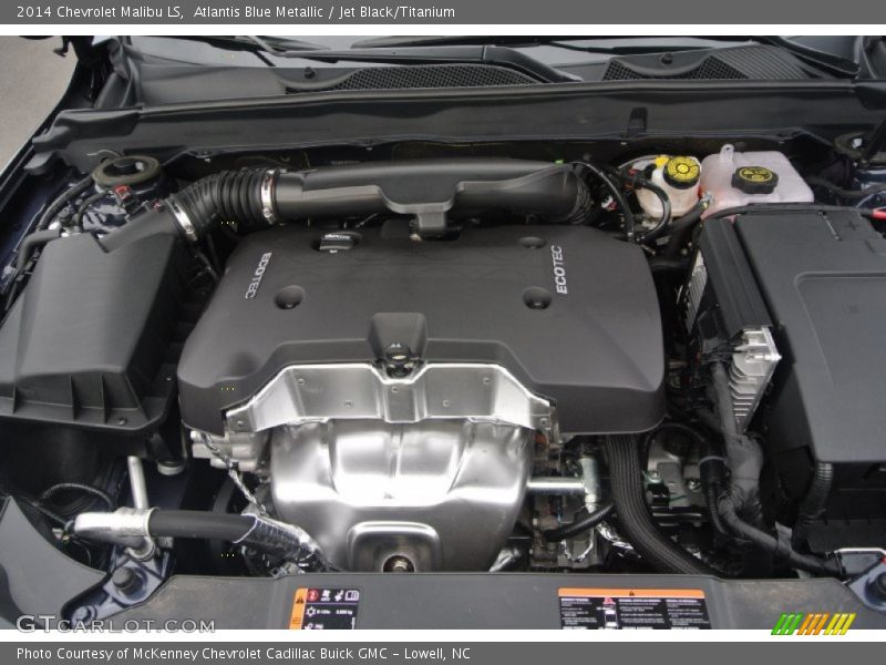 Atlantis Blue Metallic / Jet Black/Titanium 2014 Chevrolet Malibu LS