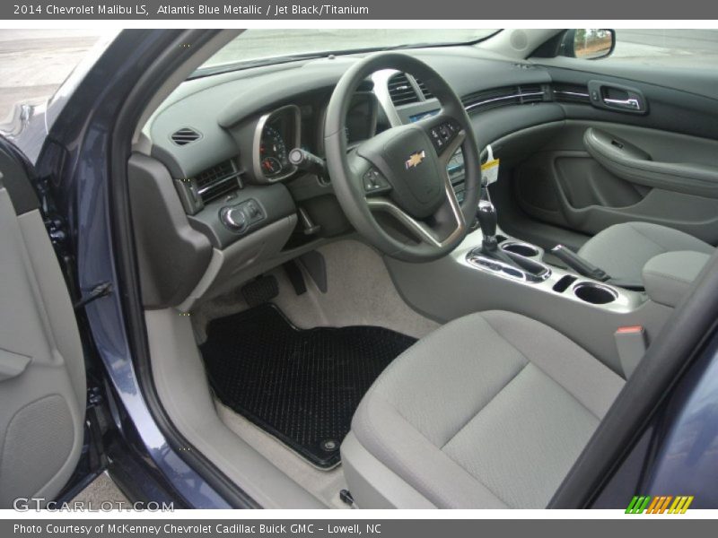 Atlantis Blue Metallic / Jet Black/Titanium 2014 Chevrolet Malibu LS