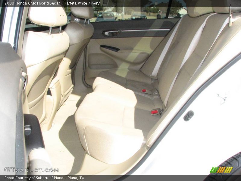 Taffeta White / Ivory 2008 Honda Civic Hybrid Sedan