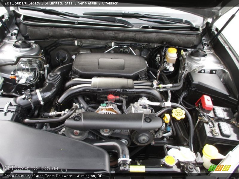 Steel Silver Metallic / Off-Black 2011 Subaru Legacy 2.5i Limited