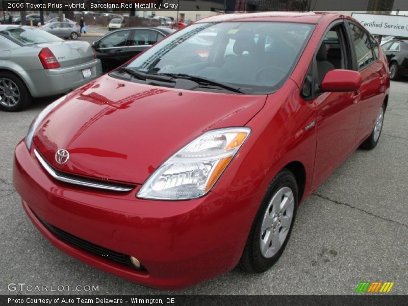 Barcelona Red Metallic / Gray 2006 Toyota Prius Hybrid
