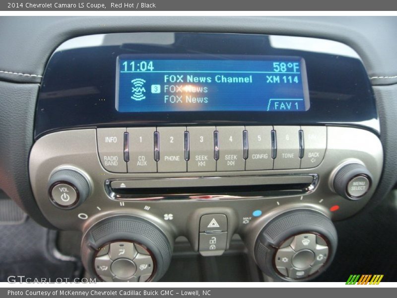 Red Hot / Black 2014 Chevrolet Camaro LS Coupe