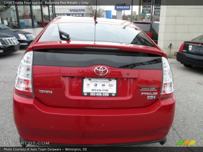 Barcelona Red Metallic / Gray 2006 Toyota Prius Hybrid