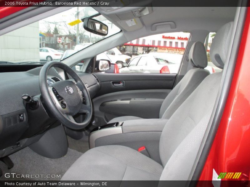 Barcelona Red Metallic / Gray 2006 Toyota Prius Hybrid