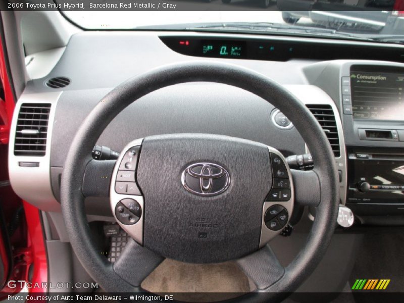 Barcelona Red Metallic / Gray 2006 Toyota Prius Hybrid