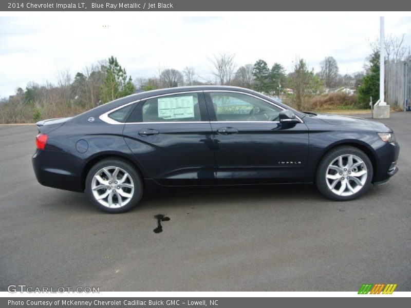 Blue Ray Metallic / Jet Black 2014 Chevrolet Impala LT