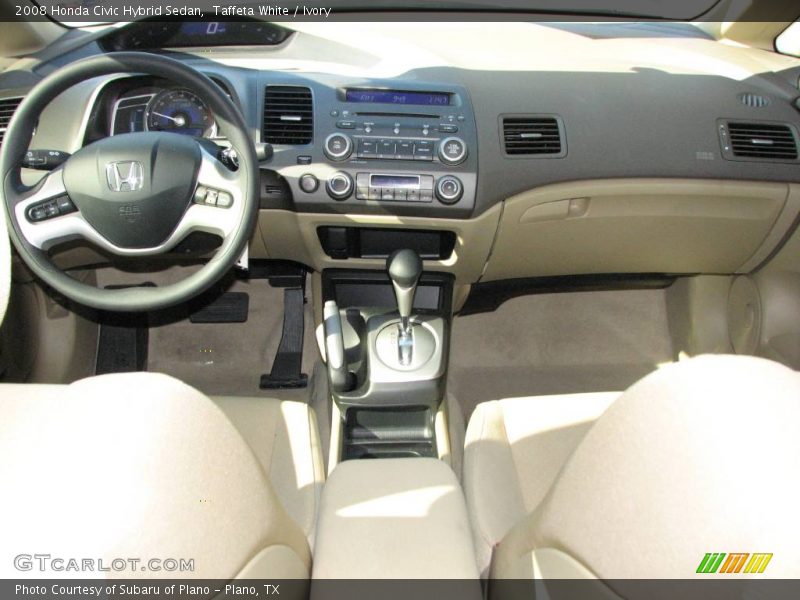 Taffeta White / Ivory 2008 Honda Civic Hybrid Sedan