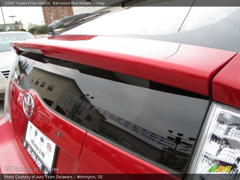 Barcelona Red Metallic / Gray 2006 Toyota Prius Hybrid