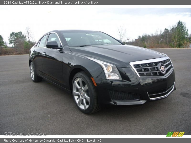 Black Diamond Tricoat / Jet Black/Jet Black 2014 Cadillac ATS 2.5L